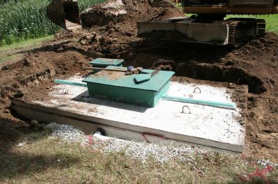 Final Inspection of Septic Installation